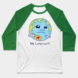 Lungs of Earth Baseball T-Shirt